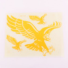 Наклейки (набор) EAGLE (35х27см, желтый) (#0881)