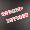 Наклейка логотип TOYOTA (20х4см) (#7035)