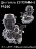 Двигатель ZS172FMM-5 PR250, 21 л.с., КПП - 5 (балансирный вал) "Zongshen"