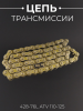 Цепь трансмиссии 428-76L ATV 110-125 "DQ"