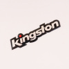 Наклейка шильдик KINGSTON (11х3см, хром) (#4555)