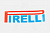 Наклейка логотип PIRELLI (23x7см, желтая) (#0336)
