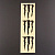 Наклейка логотип MONSTER ENERGY (5x6см, 3шт, черная) (#HTC10103)