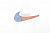 Наклейка логотип NIKE (14х6см) (#3289)